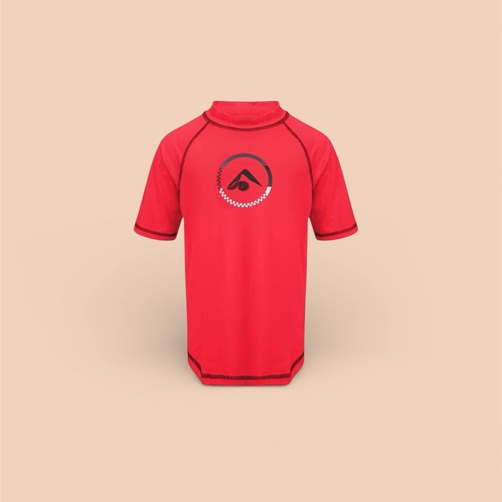 NWT Kanu Surf Red Rash Guard Sz XL (14-16)